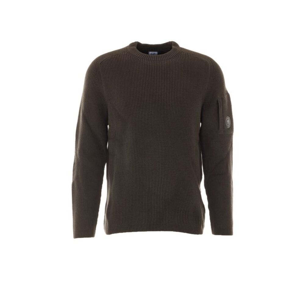 C.P. Company Men Ribbed Lens Sweater